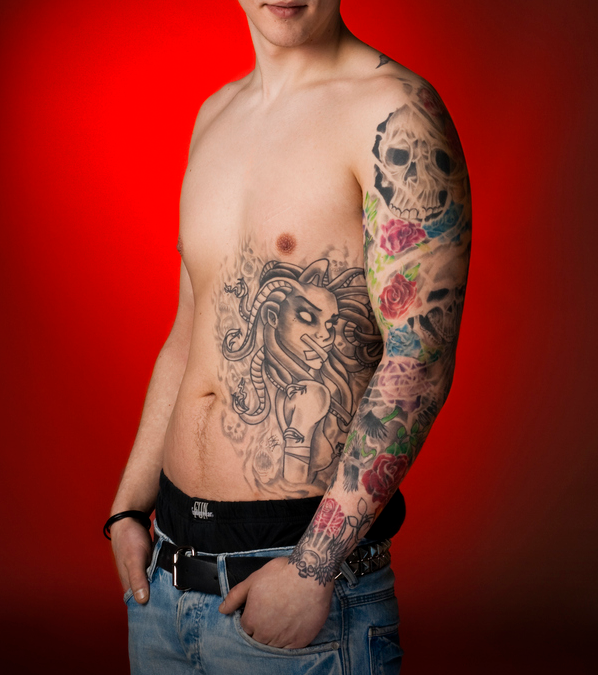 Tattoos For Men Sleeves Roses